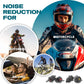 Softvox Motorcycle Ear Plugs 2 Pairs, Wind Noise Reduction & Premium Hearing Protection, 100X Reusable Earplugs For Motor, Motor
