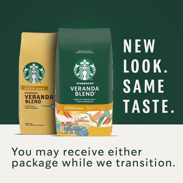 Starbucks Blonde Roast Ground Coffee - Veranda Blend - 100% Arabica - 1 Bag (18 Oz.)