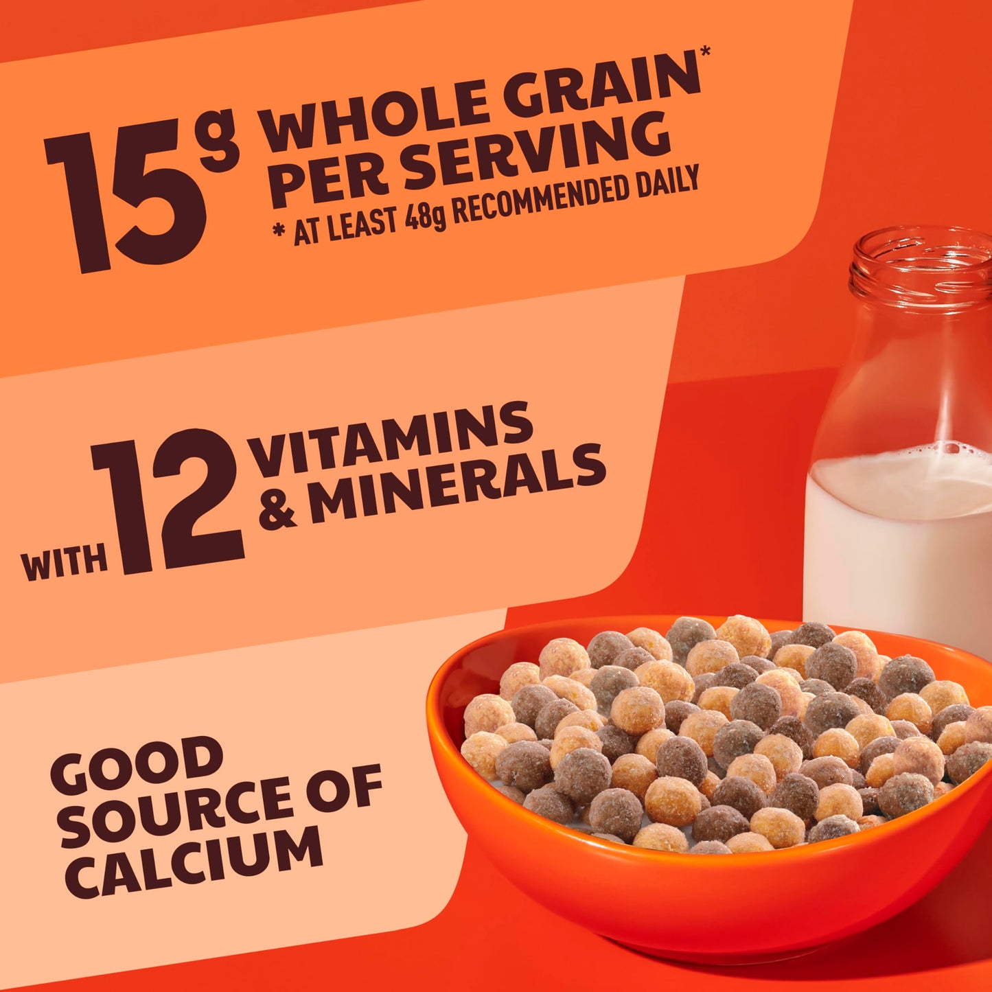 REESES PUFFS Chocolatey Peanut Butter Cereal, Kids Breakfast Cereal, Mega Size, 29 oz