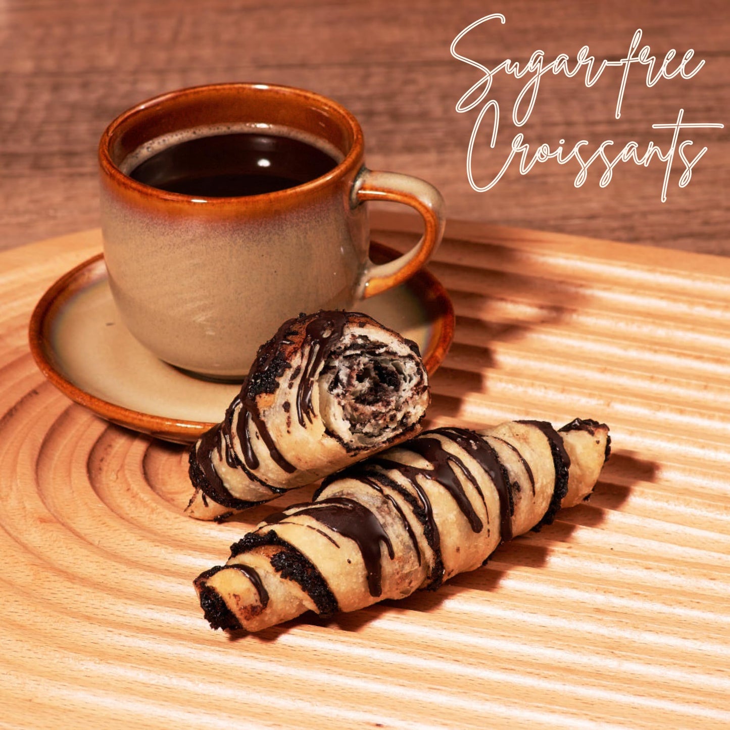 Sugar Free Pastries | Chocolate Croissant Chocolate Babka Bread | Breakfast Pastry | Dairy & Nut Free | Preservative Free | Uniq