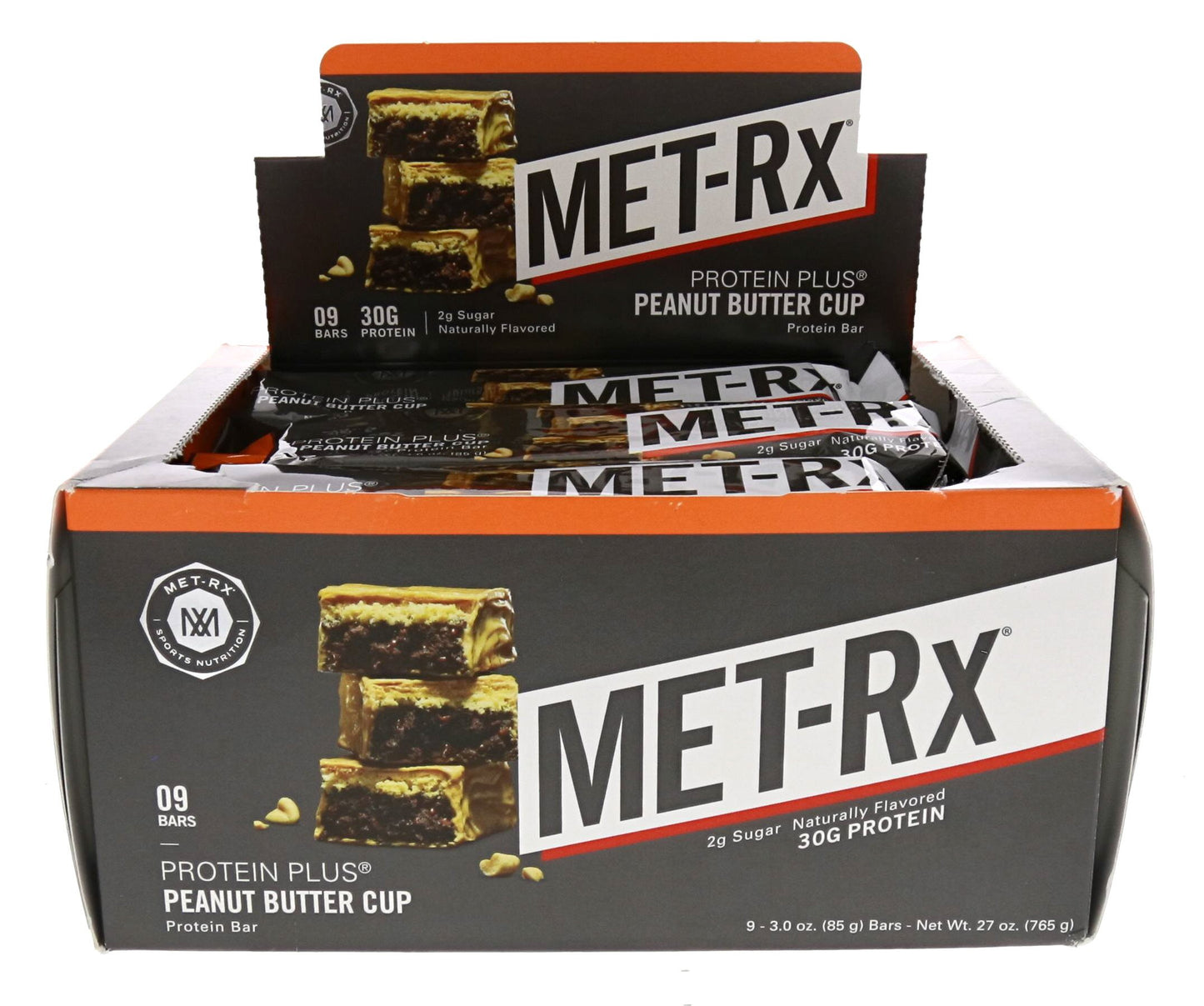 MET-Rx Protein Plus Bar, Great as Healthy Meal Replacement, Snack, and Help Support Energy, Gluten Free, Peanut Butter Cup, With Vitamin A, Vitamin C, and Zinc to Support Immune Health, 85 g,9 Count