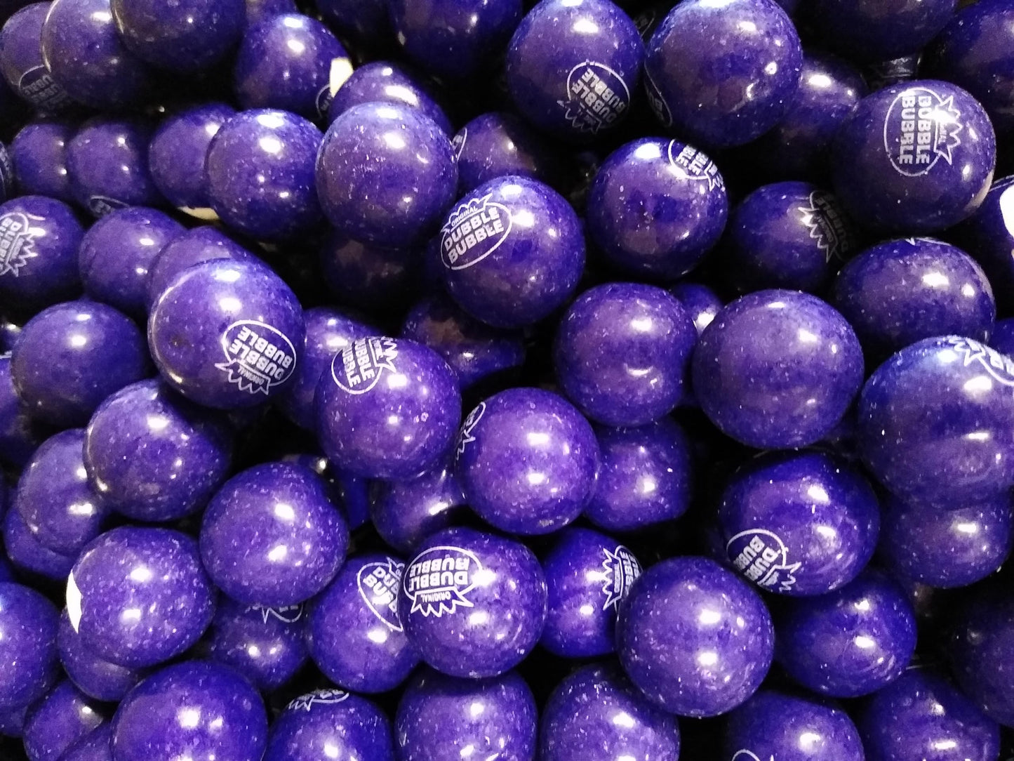 Grape Gumballs - 1.5 lbs of Deep Dark Purple Fresh Delicious Chewing Gum (Pack of 2)