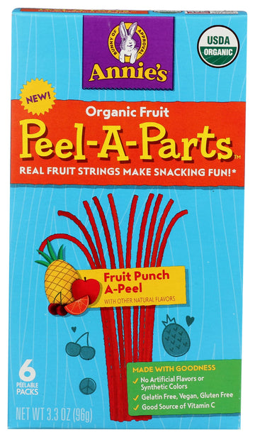 Annies Homegrown Fruit Snack/Fruit Punch 3.3 Oz Pack Of 8
