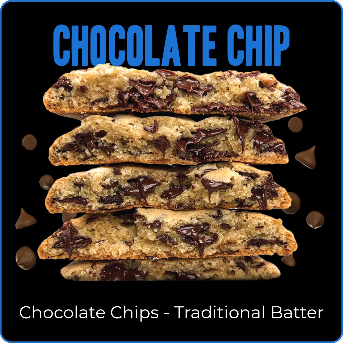My Cookie Dealer Soft Baked Cookies, Chocolate Chip, Individually Wrapped, 3 Pack, 4oz