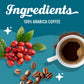 Peets Coffee Blend Decaf Ground Caribou Coffee, 12 oz