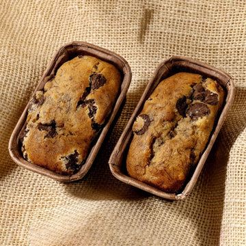 Gourmet Vegan Banana Bread by Sweetness Central, Baked Fresh for Each Order, Made with Belgian Chocolate Chips, The Perfect Dess