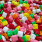 Chiclet Gum - 1 lb of Fresh Delicious Fruti Flavored Square Tab Crunchy Shell Chewing Gum