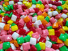 Chiclet Gum - 1 lb of Fresh Delicious Fruti Flavored Square Tab Crunchy Shell Chewing Gum