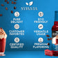 Syruvia Sugar-Free Red Velvet Coffee Syrup - 25.4 fl oz. Premium Coffee Flavoring Syrup. 0 Calories, Kosher, and Gluten-Free. Pe