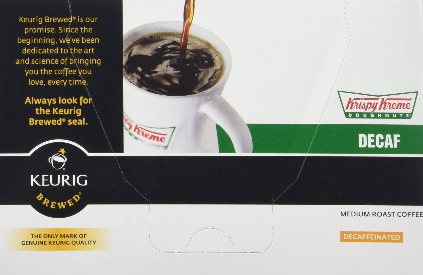 Green Mountain Coffee Roasters Gourmet Single Cup Coffee House Decaf Krispy Kreme, 12 Ct