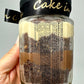 Gourmet Cake In A Jar - Duo Chocolate Cake In Jar With Special Chocolate Cake Layered With White Belgian Chocolate Brigadeiro -