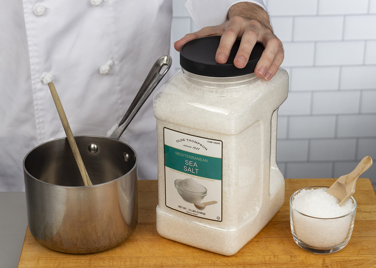 Olde Thompson Mediterranean coarse Sea Salt 12lbs Bulk Size