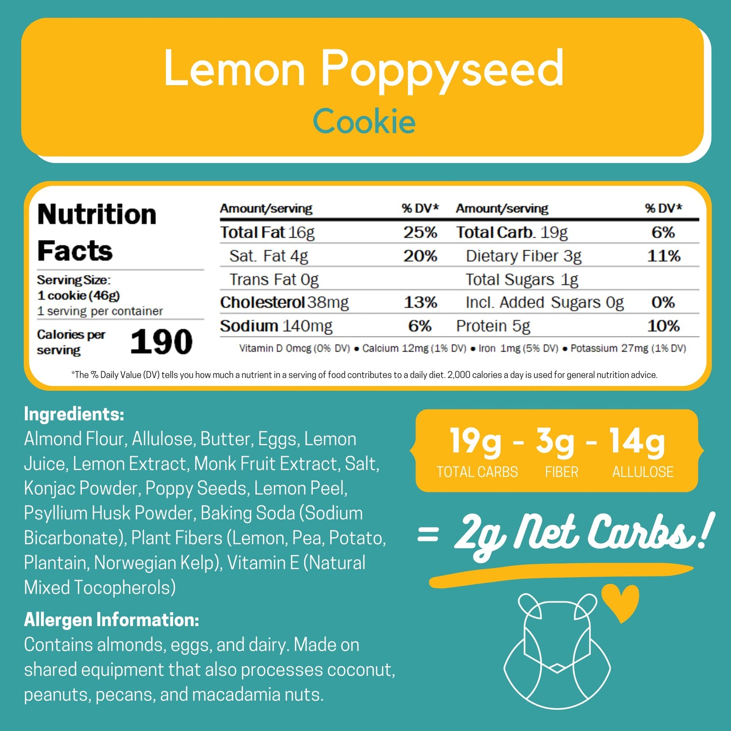 Chipmonk Keto Cookies - Variety Pack (6 Pack) Low Carb Keto Snacks - Gluten-Free, High Fat, Low Sugar, Ketogenic Sweet Snack Foo