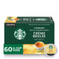 Starbucks K-Cup Coffee Pods, Crème Brûlée Flavored Coffee, Naturally Flavored, 100% Arabica, 6 Boxes (60 Pods Total)