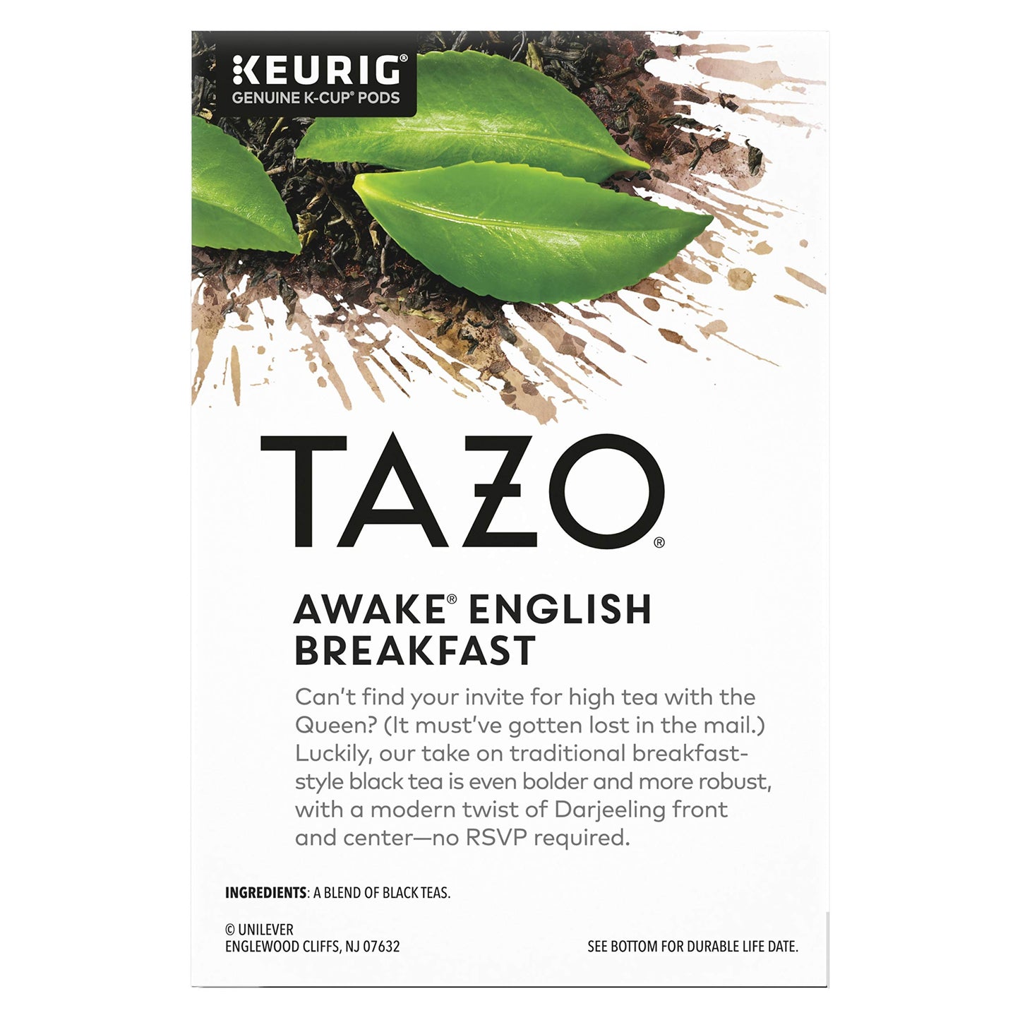 TAZO Awake English Breakfast Black Tea Pods, High Caffeine, 16 Count, Model 10794522001559