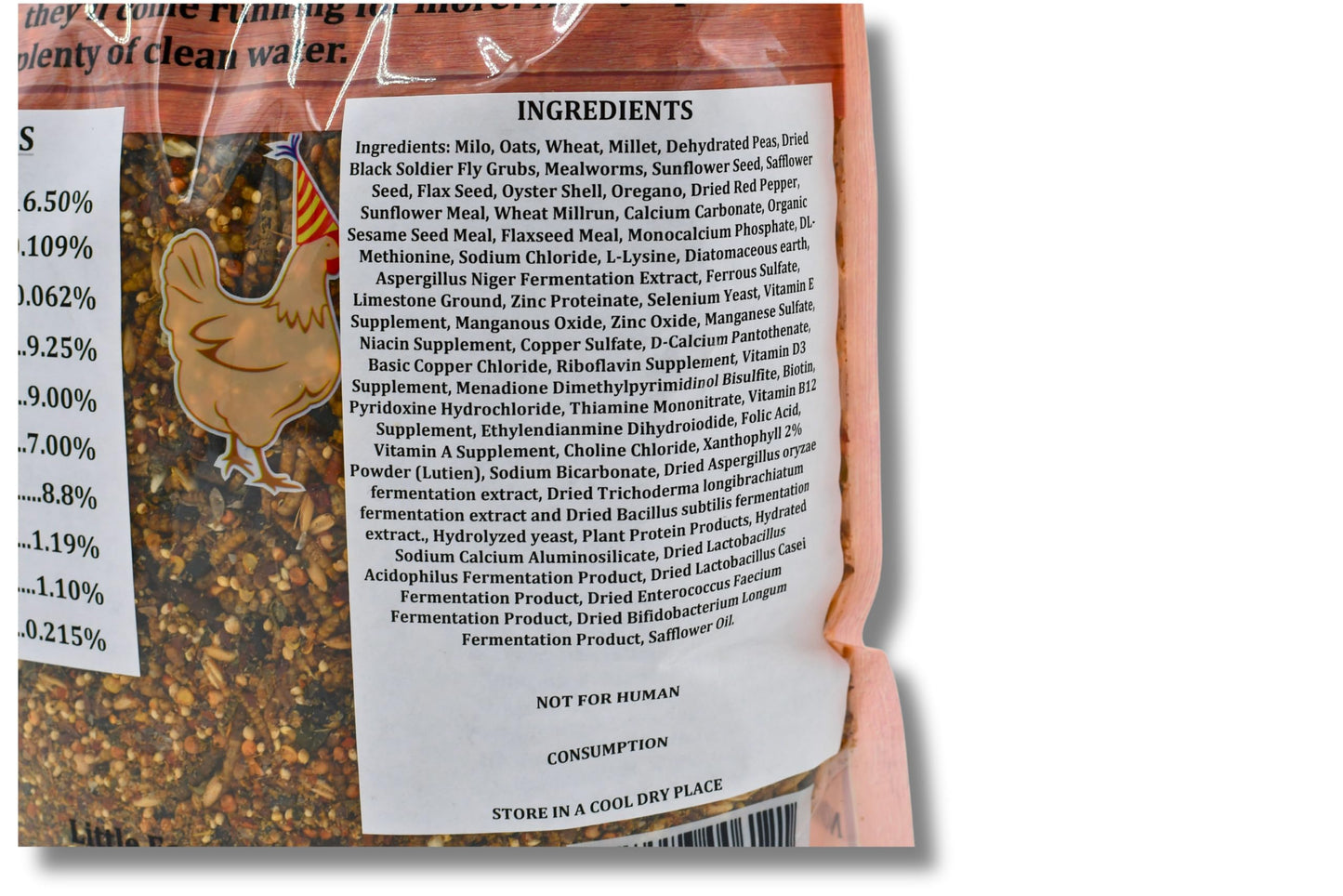 Little Farmer Products Chicken Fun-Doo Non-Gmo, Soy-Free Chicken Treat | Enhanced Poultry Meal Worm, Vegetable & Herb Mix (3 Lbs)