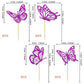 Rssta i Butterfly Cupcake Toppers, 24 Pack, Glitter, Purple, Model XM248-purple, Paper Decorations for Baby Shower, Wedding, Birthday Party