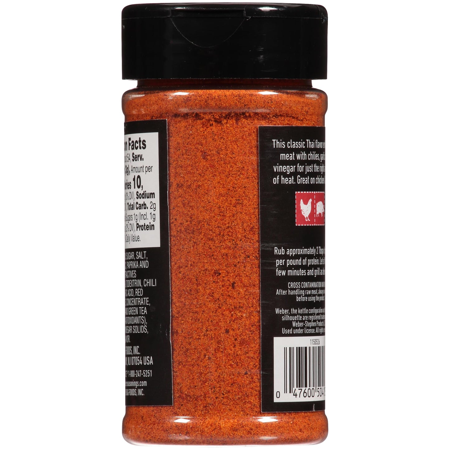 Weber Sriracha Rub, 5.75 Ounce Shaker