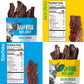 BAJA BEEF Jerky Snack Packs - Beef Jerky Variety Pack, Gluten Free, 2.5 Oz Bags, 4 Pack