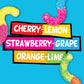 Trolli Sour Brite Crawlers, Candy, Cherry-Lemon, Strawberry-Grape & Orange-Lime, Sweet And Sour, Gummy Worms, 7.2 Oz