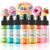 Oil Based Food Coloring for Chocolate Macaron Oil Edible Food Dye Set for Baking Royal Icing Cookie Supplies Gluten Free 7x6ml F