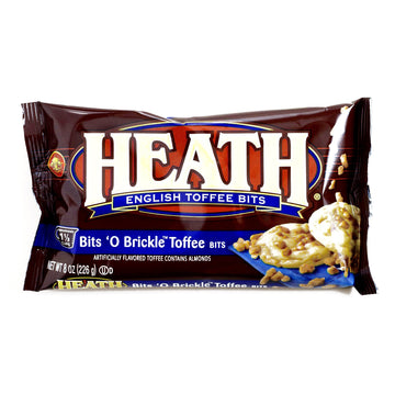 Heath Bits o Brickle Toffee Bits Bag (1 Unit Per Order) - Gourmet Christmas Gift for the Holidays
