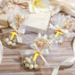 Chunful 24 Set Baptism Wedding Almond Candy Favors for Guests Include Ring and Tulle Bag DIY Almond Candy Souvenirs Italian Wedd