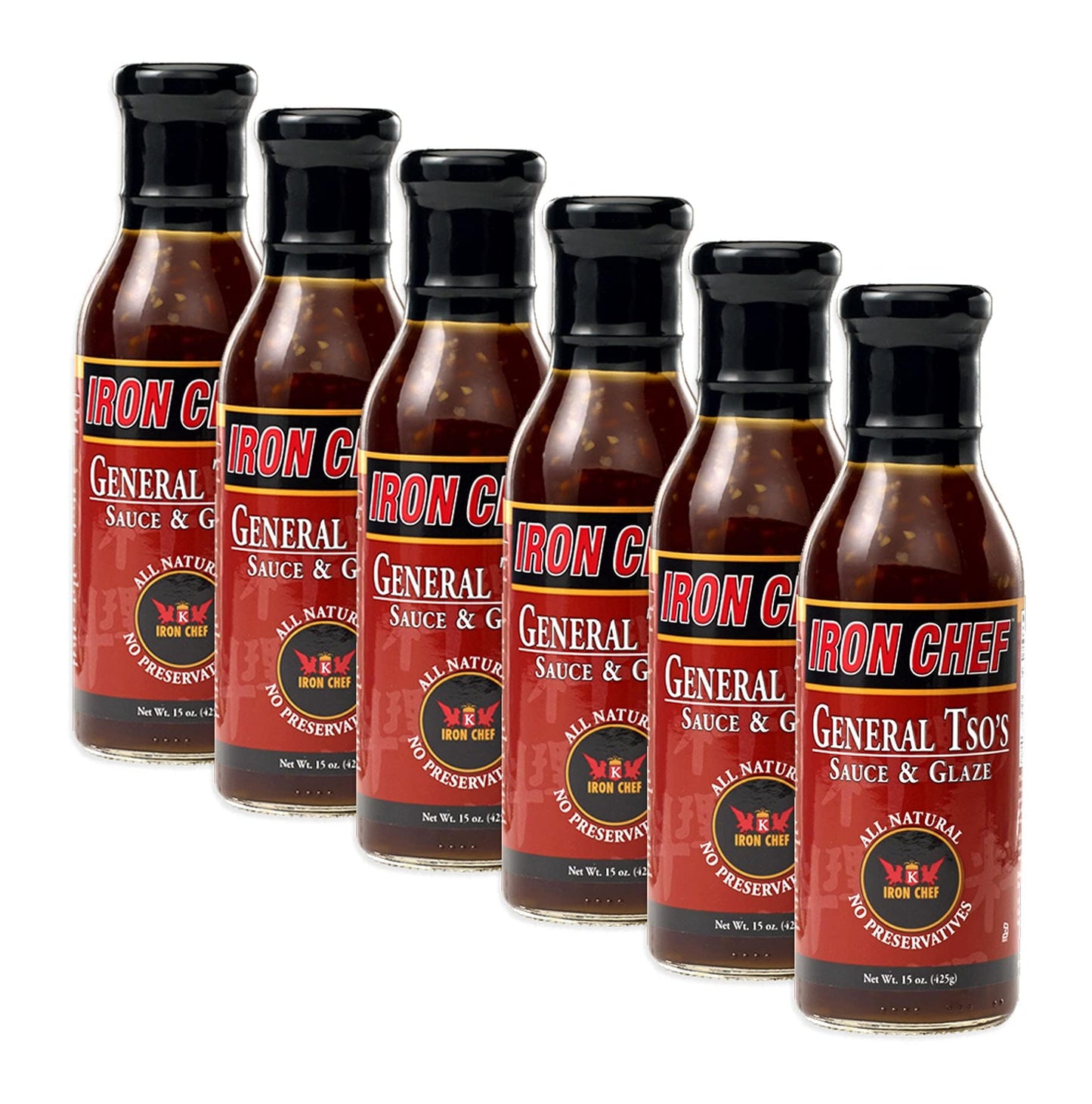 Iron Chef Sauce and Glaze - General Tsos - Case of 6-15 oz.