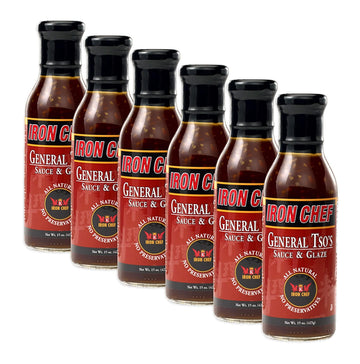 Iron Chef Sauce and Glaze - General Tsos - Case of 6-15 oz.