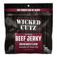 Wicked Cutz BBQ Mesquite Beef Jerky, 21g Protein, Tender & Easy to Chew, 2.75 oz (Pack of 2)