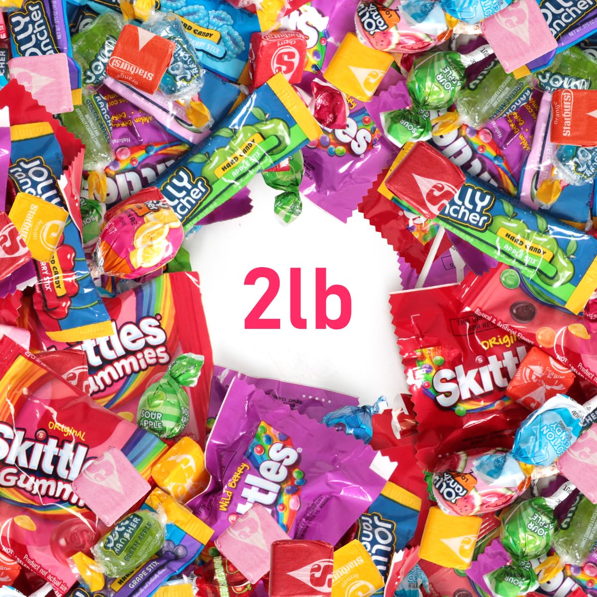 Candy Variety Pack  2lb Bag of Candy Individually Wrapped  The Ultimate Candies Variety Pack for All Occasions  Assortment Candies Perfect for Parties and More