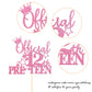 YCTHUNFISH 12th Birthday Cake Topper - Glitter Bamboo Decoration - Pink