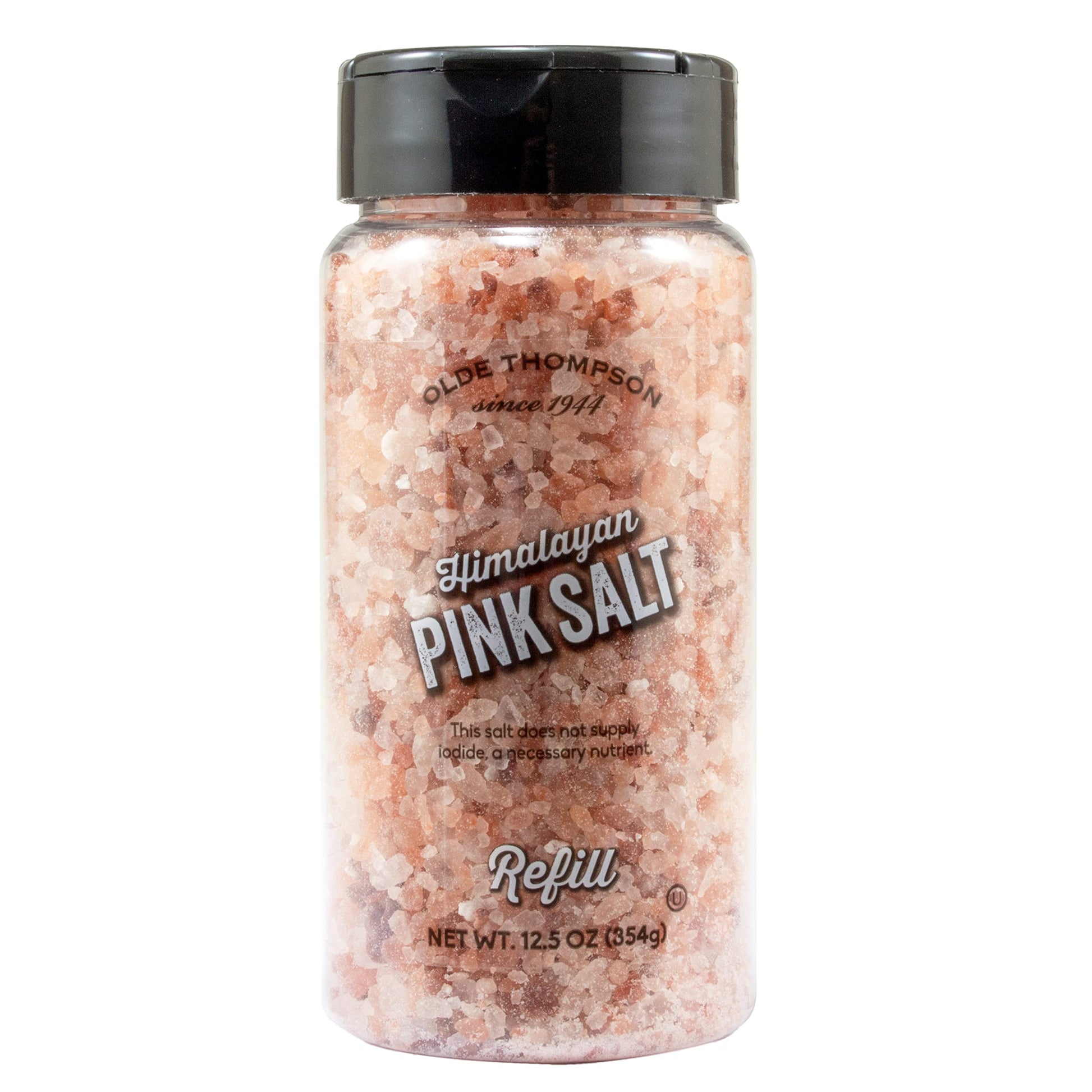 Olde Thompson Himalayan Pink Salt, Coarse Grain, Refill For Salt Grinders, 12.5 Ounce