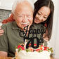 YCTHUNFISH 70th Birthday Cake Topper Black Glitter Bamboo Decorations for 70 Years Old Party Supplies