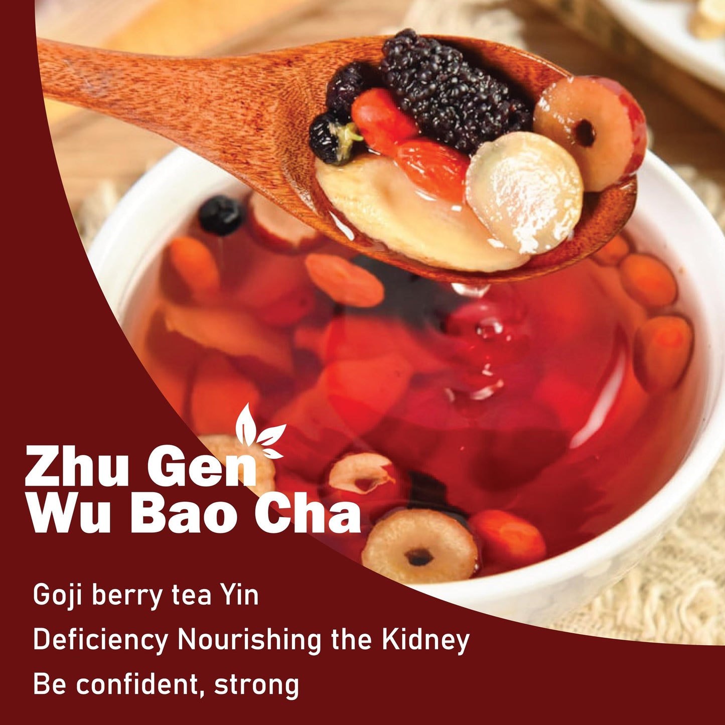 tsoneoo Herbal Tea - Ginseng Six Treasure Tea, 6 Precious Ingredients, Liver & Kidney Care, 1 Box