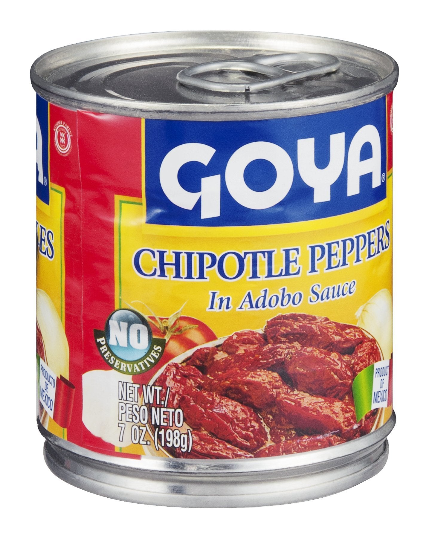 Goya Foods Chipotle Peppers in Adobo Sauce, 7 Ounce (Pack of 12)