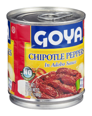 Goya Foods Chipotle Peppers in Adobo Sauce, 7 Ounce (Pack of 12)
