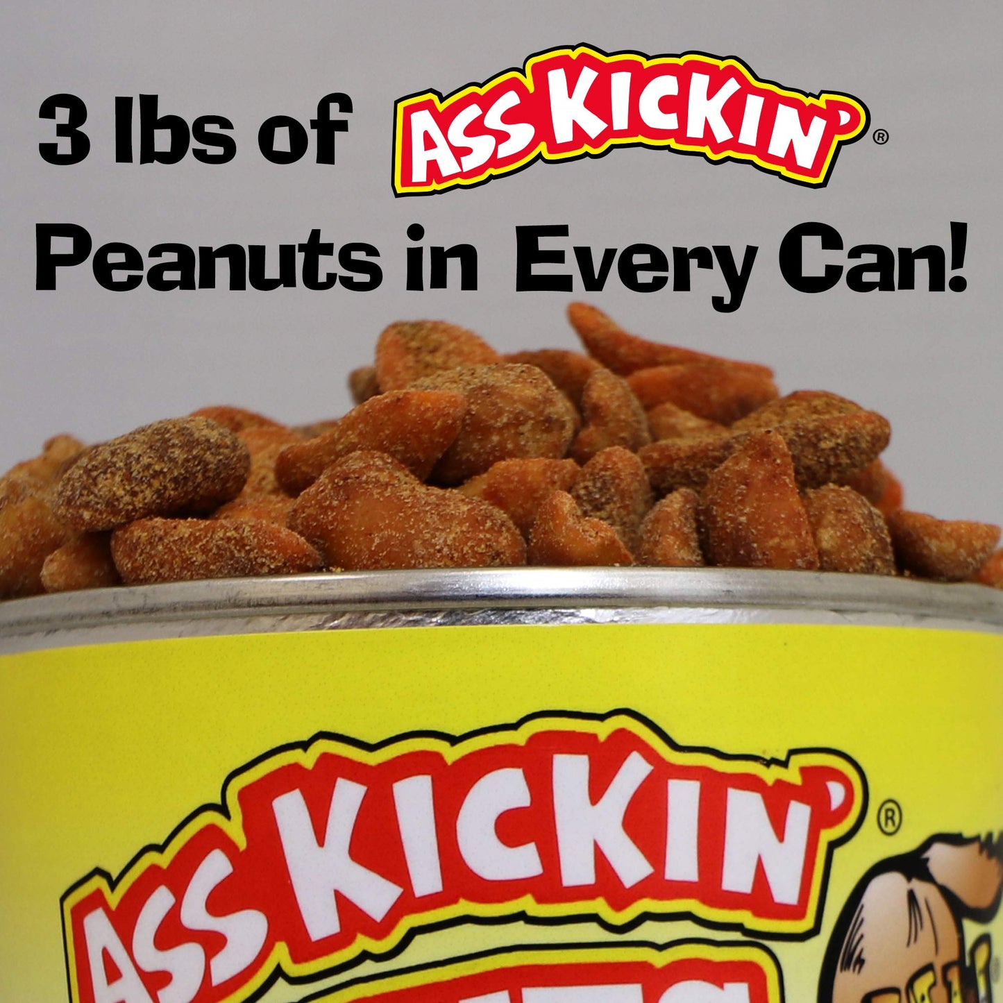ASS KICKIN Habanero Pepper Hot Peanuts – 3 LB Spicy Gourmet Snack