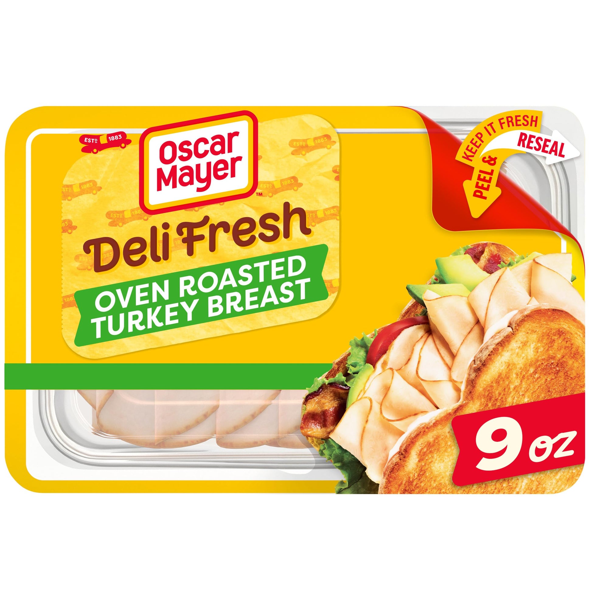Oscar Mayer Deli Fresh Oven Roasted Turkey Breast, 9 oz Pack