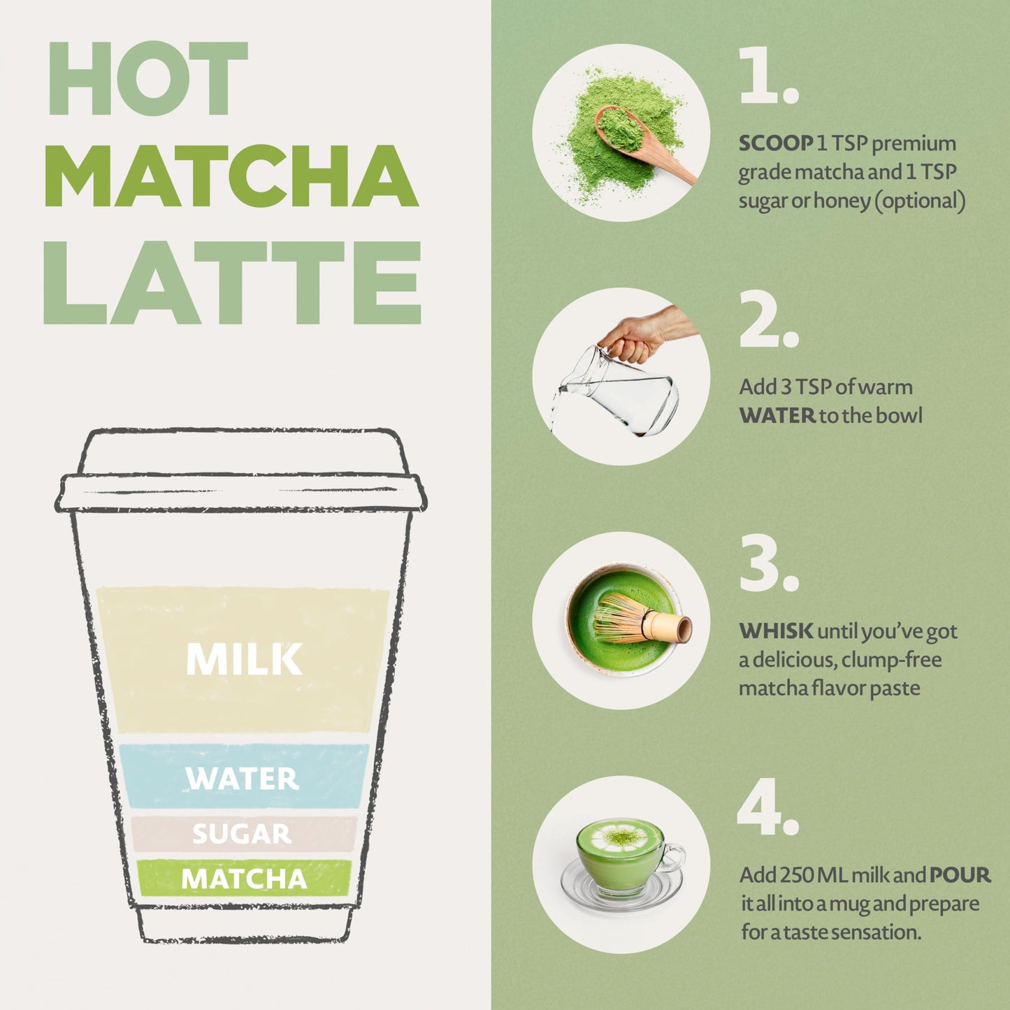 Naturalebio Enhanced Matcha Powder, 8Oz - Harvested In Japan - Usda Organic Matcha Green Tea Powder - Vegan & Vegetarian Friendly