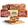 Carlis Cakes Fruitcake - Made with Finest Fruits & Nuts - 1lb Individually Wrapped for Freshness