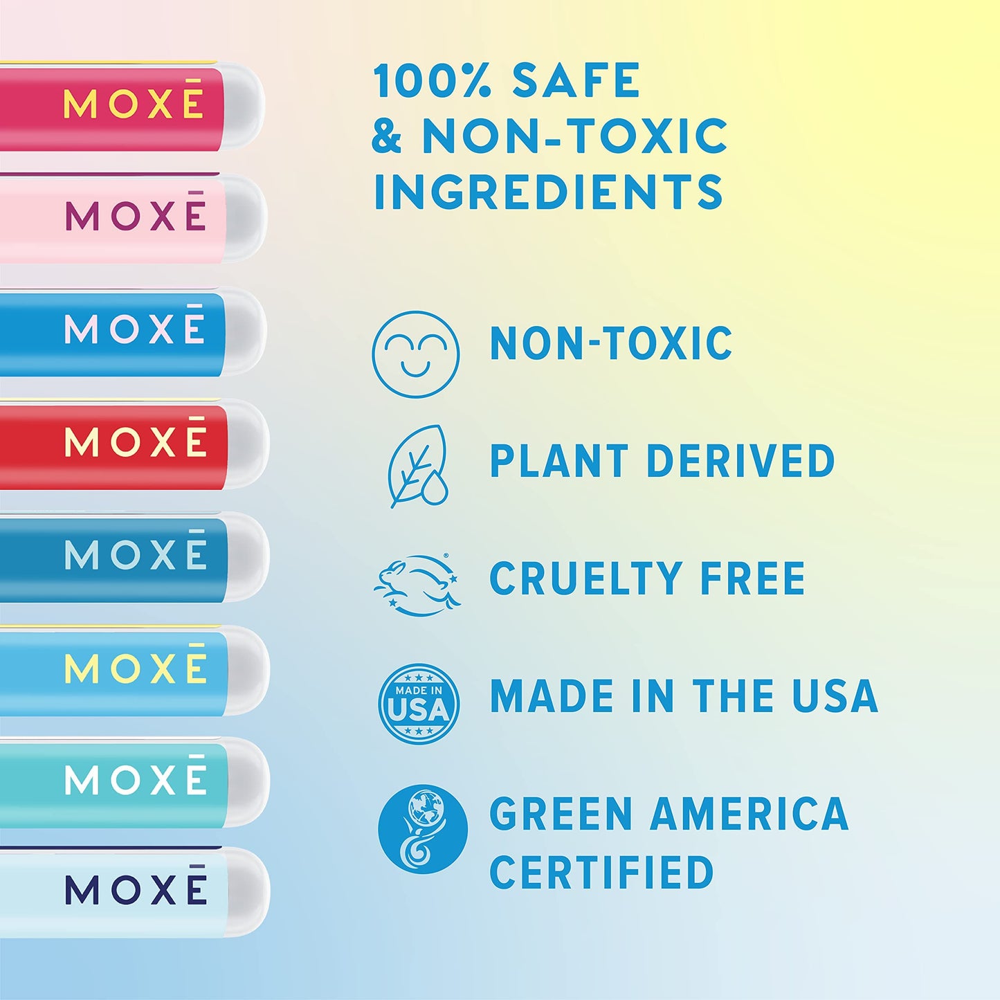 Moxe Nasal Inhaler Bundle, 8 Essential Oil Blends, Aromatherapy Sticks, Warming & Cooling Fragrances, 100% Pure & Undiluted Oil,