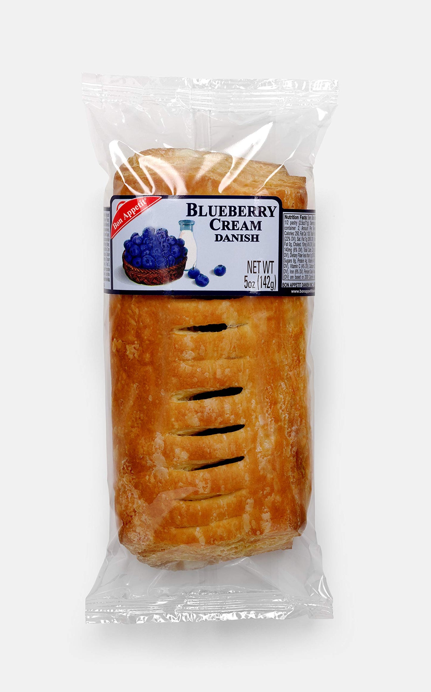 Bon Appetit Blueberry Cream Danish, 5 Ounce (Pack of 8)