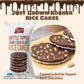 Liebers Thin Chocolate Rice Cakes, Kosher Certified Dairy And Dairy Free Options, Gluten Free Snack (Brittle Topped Dark Chocola