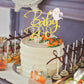 Rssta i Cake Topper - Spooky Baby Boo Ghost Pick for Halloween Party - Gold - Model XM120-Gold - Paper Material