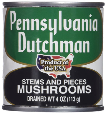 Pennsylvania Dutchman Canned Mushrooms - 12/4 Oz. Cans