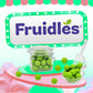 Fruidles Green Apple Gum Balls Fruit Flavored, Candy Buffet Treats, Machine Size Refills, Kosher Certified Parve, 1 Inch (2 Poun