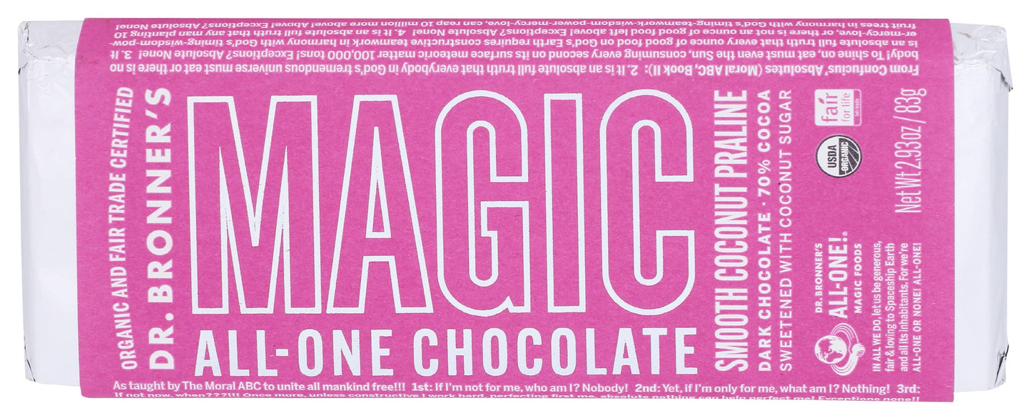 Dr Bronners, Dr Br Chocolate Coconut Praline, 2.93 Ounce