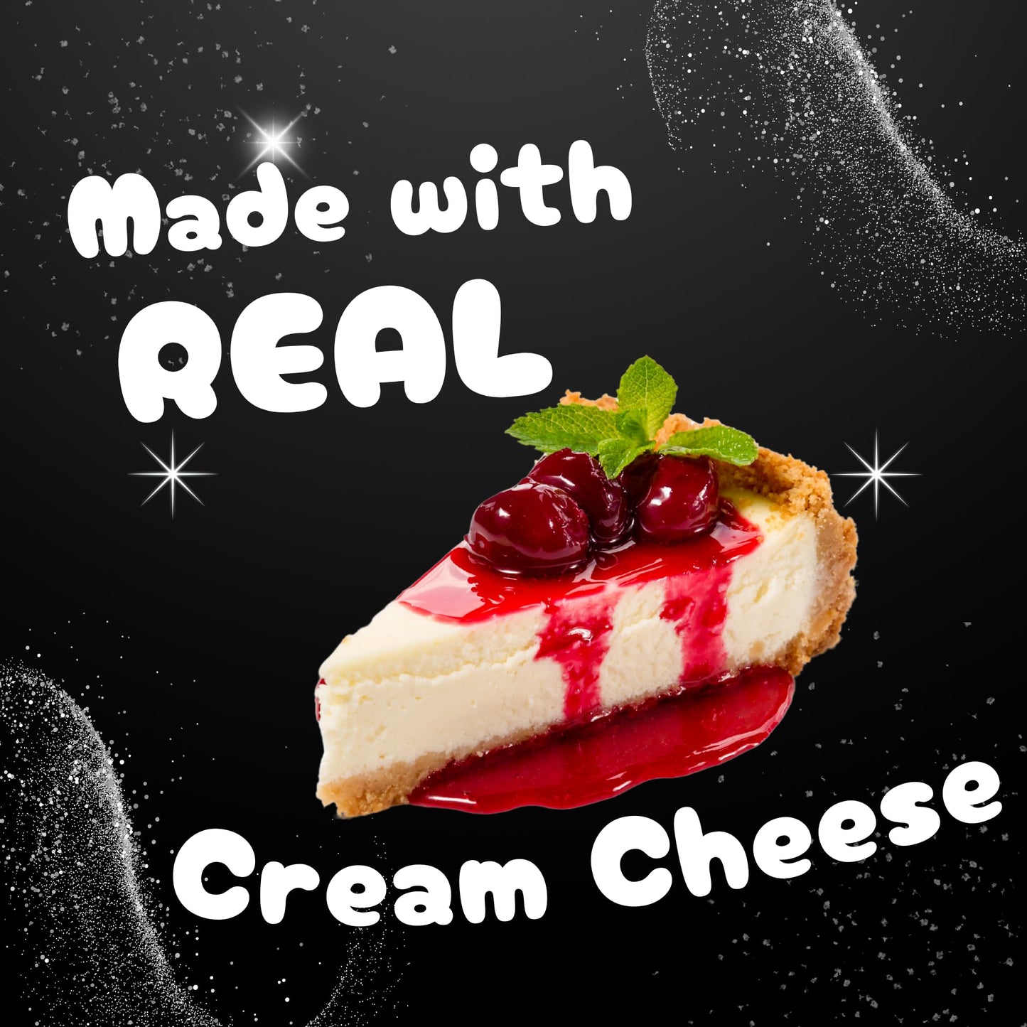 Freeze Dried Cheesecake Bites, 12 Crunchy Bites Made With Real Cream Cheese, Includes 4 New York Style, 4 Caramel Chocolate Chip