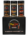 Five Star Seasonings BBQ Rub Gift Set | All Natural Spice Dry Rubs | 1.67 oz (Pack of 3) for Pork, Beef, Chicken, Ribs, Steak, Seafood
